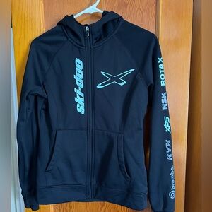 Ski-Doo Women's Black Jacket with Blue Accents